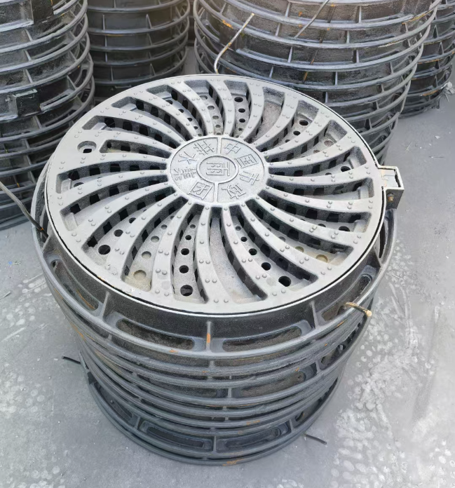 永川球墨铸铁涡轮井盖展示